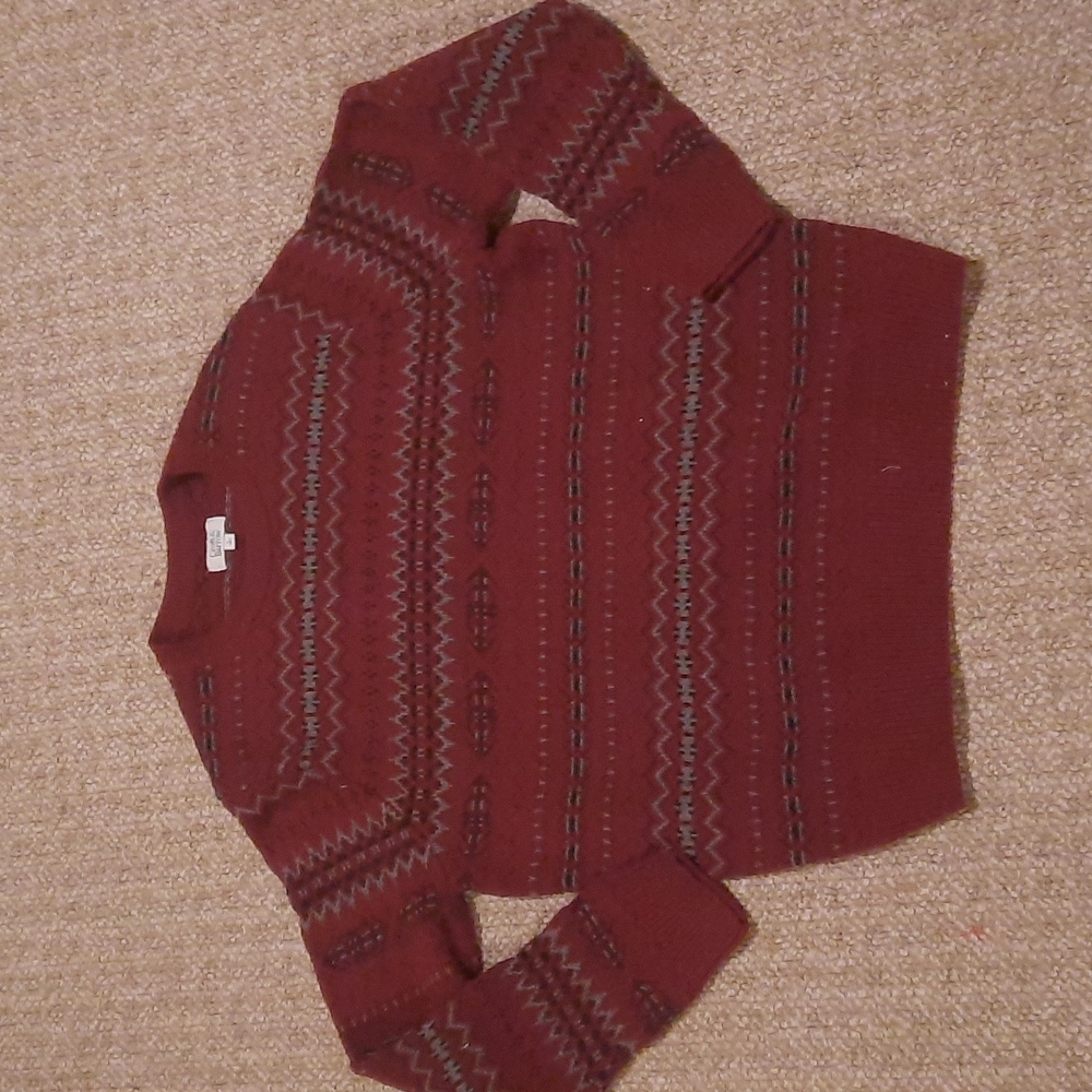 Croft & Barrow Sweater, Burgundy, Grey, Black